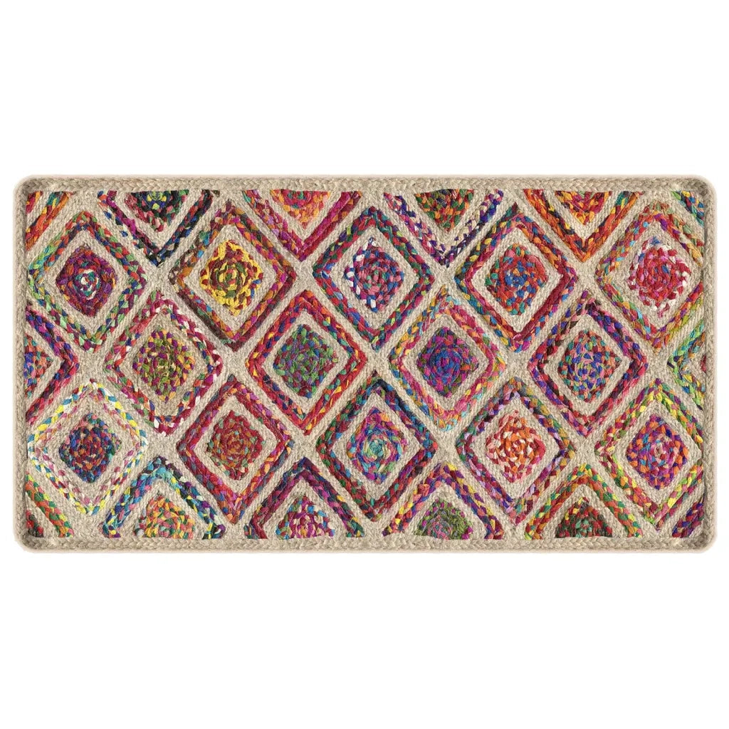 Tappeto Lavabile Multicolore 80x150 cm 136585