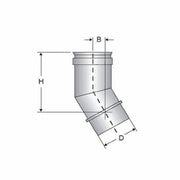 Inox mono parete aisi 316 curva 30 d.080 316l