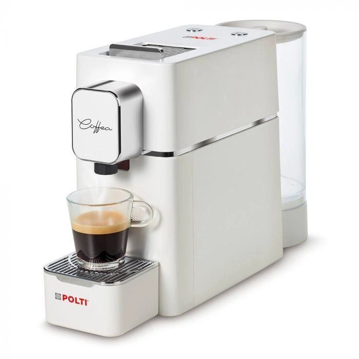 Polti Macchina da Caffe' Coffea Cs15w con 54 Cialde Bianca