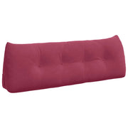 Cuscino per Schiena | Cuscino dorsale Rosso Vino 140 x 24 x 50 cm Velluto