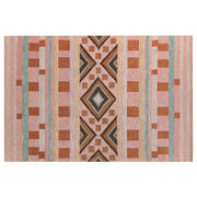 Tappeto moderno con motivo geometrico 160 x 230 cm multicolore camera da letto salotto