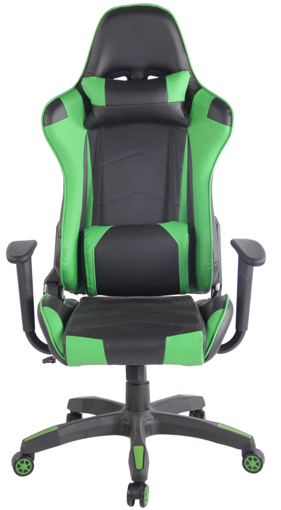 Sedia Gaming Miracle in Similpelle Nero/verde