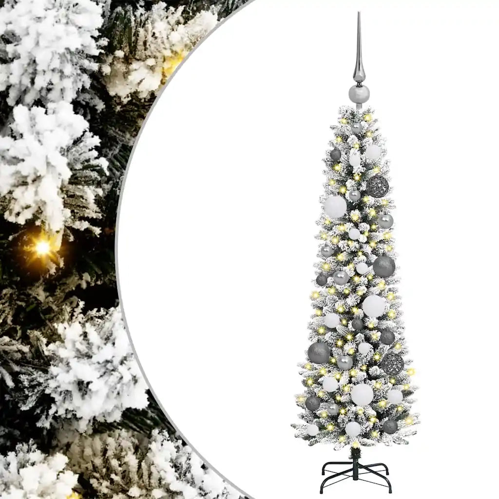 Albero di Natale artificiale con 150 LED Bianco 120 cm 3396080