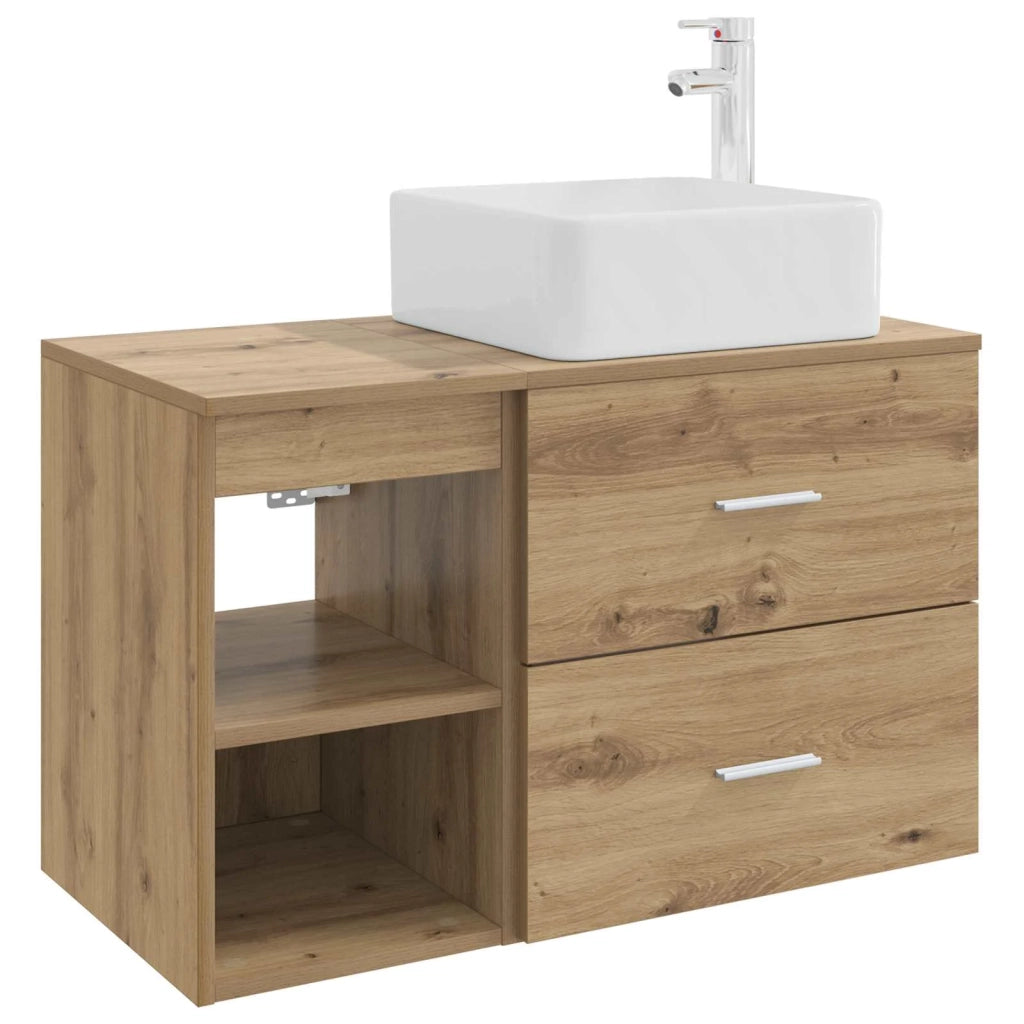Set di mobili per il bagno 2 pcs Rovere Artigianale 3403887