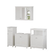 Vicco Set di mobili da bagno Bianco 4 pezzi, opzione 4