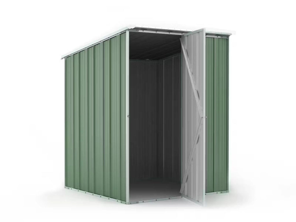 Box in Acciaio Zincato Casetta da Giardino in Lamiera 1.55 x 1.75 m x h2.02 m - 60 KG – 2.71 mq - colore verde