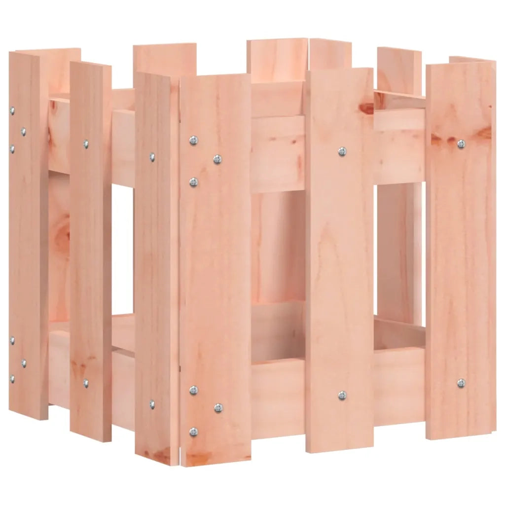 Fioriera Giardino Design Recinzione 30x30x30cm Massello Douglas 832445