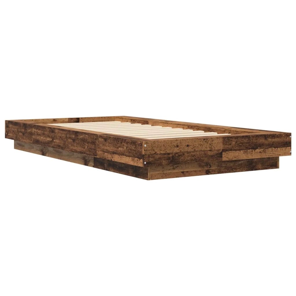 Struttura letto a pavimento Legno antico 80 x 210 cm 3429702