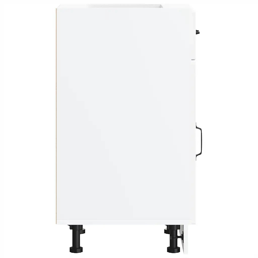 Base da Cucina Kalmar Bianco in Legno Multistrato 853467