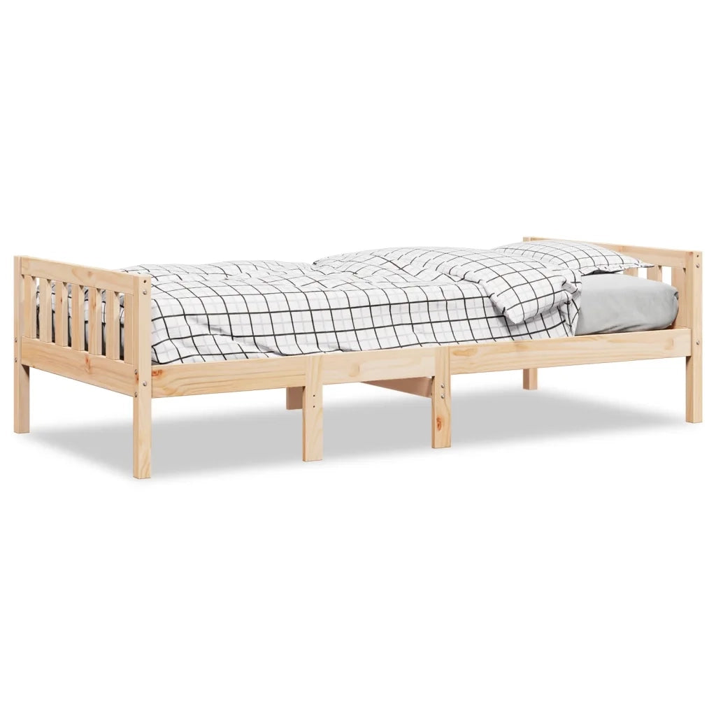 vidaXL Letto per Bambini senza Materasso 75x190 cm Legno Massello Pino