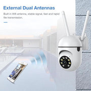 1080P HD-camera di sicurezza - Visione notturna - Visione a colori - Rilevamento movimento - Altoparlante e microfono a due vie - Microfono e altoparlante integrati - Cavo di ricarica USB - Utilizzo domestico.