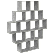 Scaffale da parete Grigio Cemento 120 x 20 x 136 cm 8012159