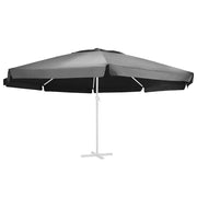 Telo di Ricambio per Ombrellone Antracite 610 cm CFW3978668