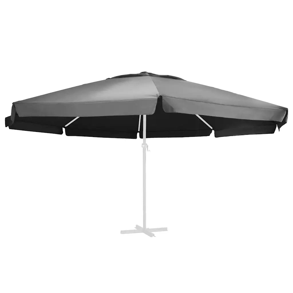 Telo di Ricambio per Ombrellone Antracite 610 cm CFW3978668