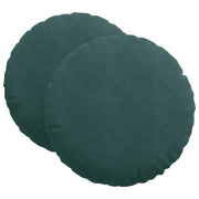 Cuscini per Seduta 2 pz | Cuscini per sedie Verde Scuro ?60 x 21 cm Velluto