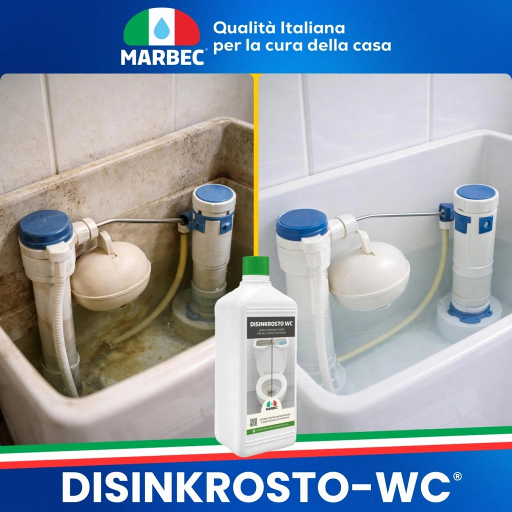 Disincrostante WC in gel elimina calcare ostinato DISINKROSTO WC® - 1LT