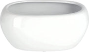 Vaso di ceramica bianco per fiori e piante - Design senza tempo