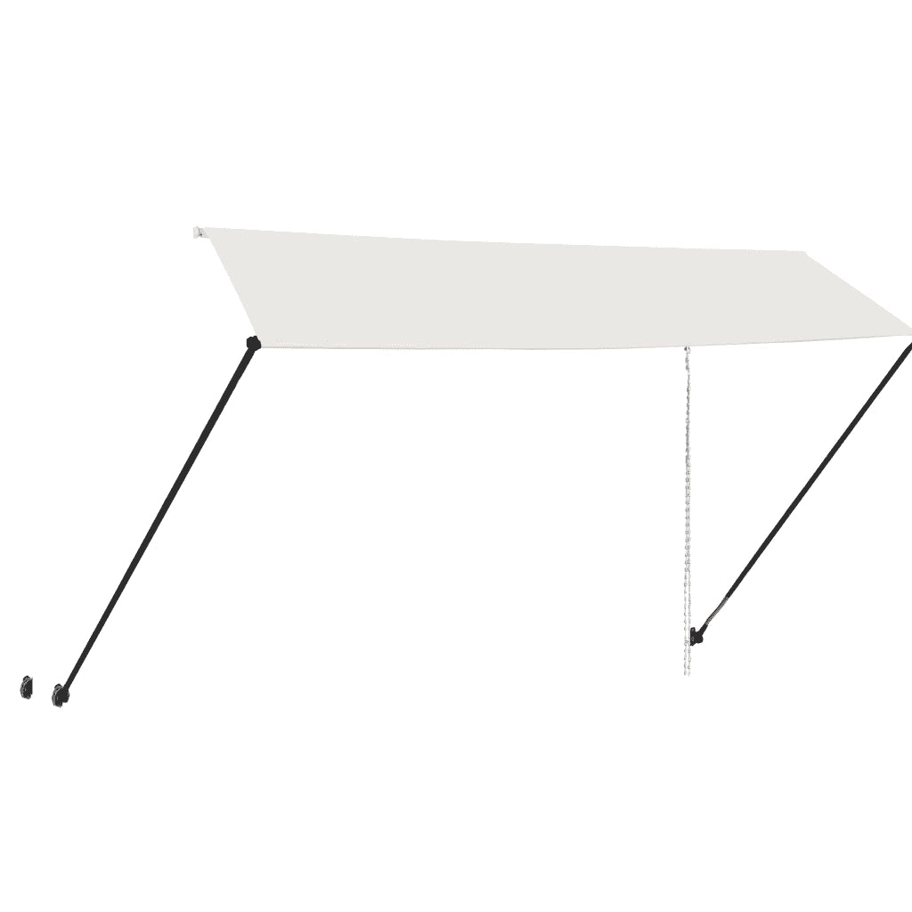 Tenda da Sole Retrattile con LED 350x150 cm Crema cod mxl 17022