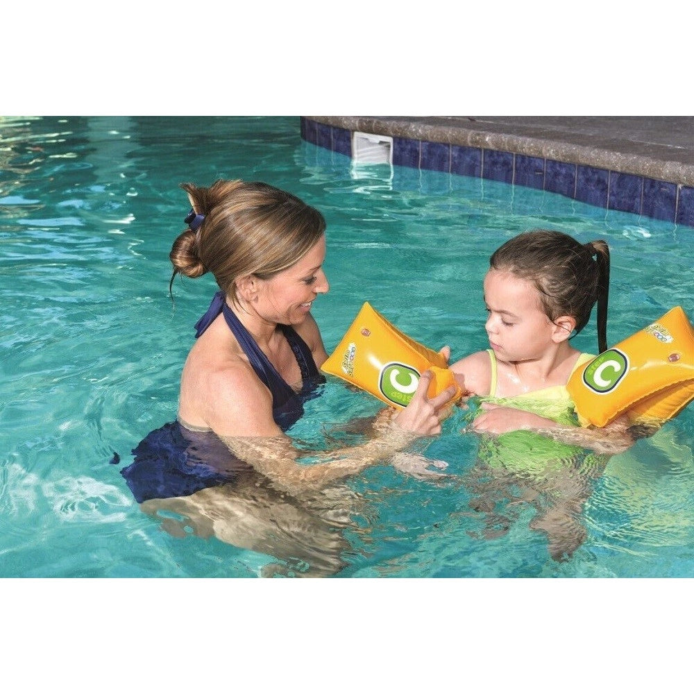 Trade Shop - Braccioli Maxi Swim Safe Abc Step C 30 X 15 Cm Eta' 5-12 Anni Mare Piscina 32110 -