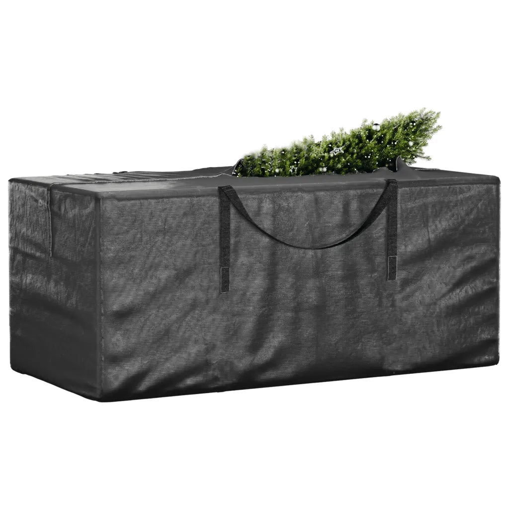 Custodia per Albero di Natale-Teloni per mobili da esterni Nera 150x75x75 cm Polietilene