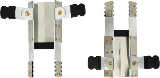 Set di Ruotole per Sicurezza - Protezione Antifurto - Rafforzamento di Casa - Installazione Facile - 32 x 205 cm - Acciaio