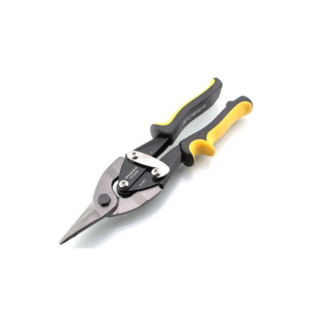 Trade Shop - Forbici Stagno Cesoia Per Lamiera A Taglio Dritto 40mm Forbice Professionale -