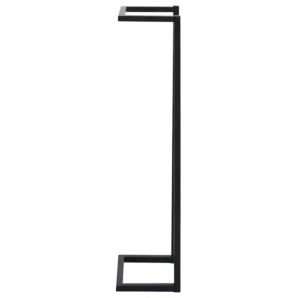 Portasciugamani da Terra Nero 25x20x95 cm Ferro CFW5401433