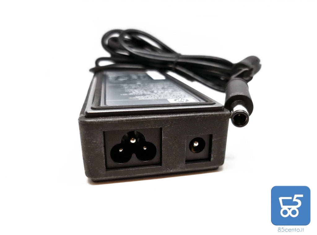 Alimentatore Caricabatteria Originale HP 65W 19.5V 3.3A / 15V 4.3A 7.4mm Spinotto Tondo - Ingresso Auto 12v COMPLETO DI ACCESSORI