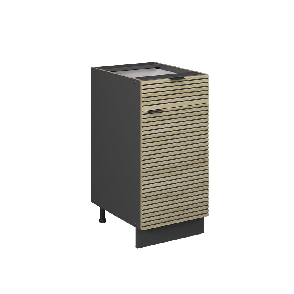 Vicco Mobiletto base per cucina Pannello in quercia 40 cm senza piano di lavoro
