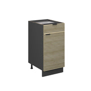 Vicco Mobiletto base per cucina Pannello in quercia 40 cm senza piano di lavoro