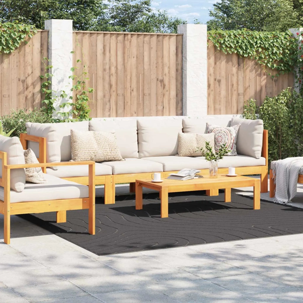 Tappeti per area PALMERAS Antracite 240 x 240 cm Poliestere