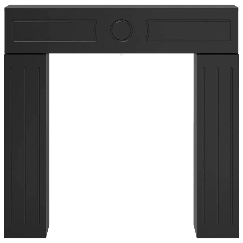 Cornice per camino Nero 102 x 18 x 100,5 cm 8006607