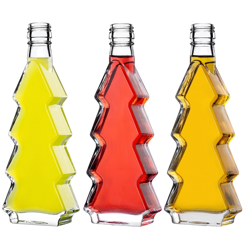 KADAX Butelka choinka 200ml 1szt z zakętką srebrną