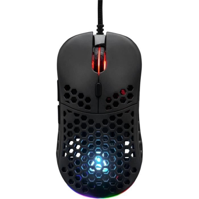 Mouse da gioco cablato - The G-Lab - KULT-OXYGEN - RGB - 12800 DPI - Nero