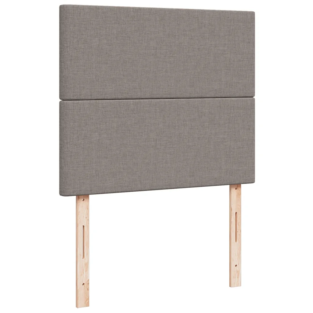 Giroletto a Molle con Materasso Tortora 120x190 cm in Tessuto 3294292