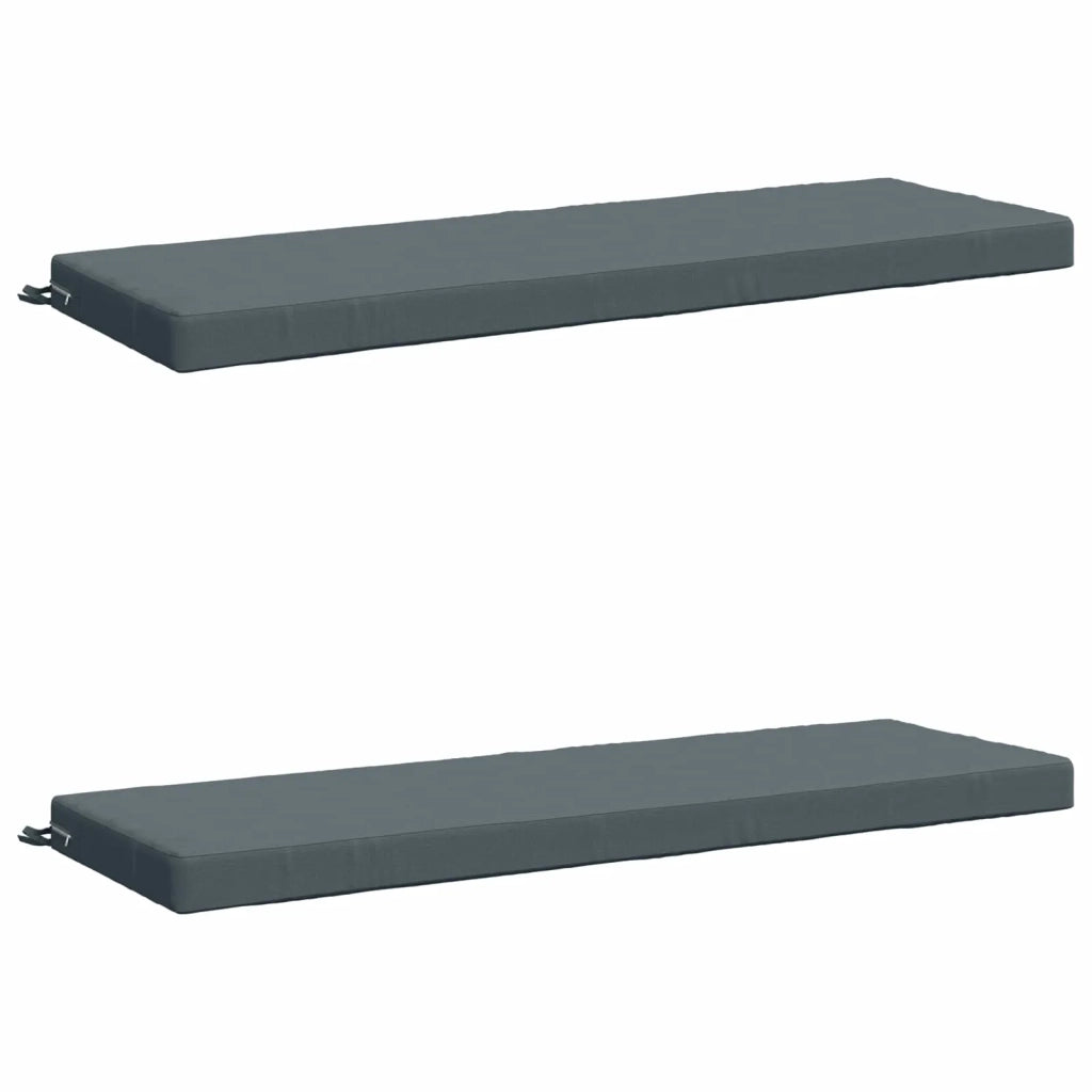 Cuscini per Panchina a 2 Pezzi SOEST 2 pz 100% Poliestere Blu 950309