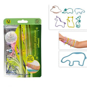 Trade Shop - Set 24pz Da 12 Braccialetti Animaletti Profumati Citronella Repellente Antizanzare 639658a -