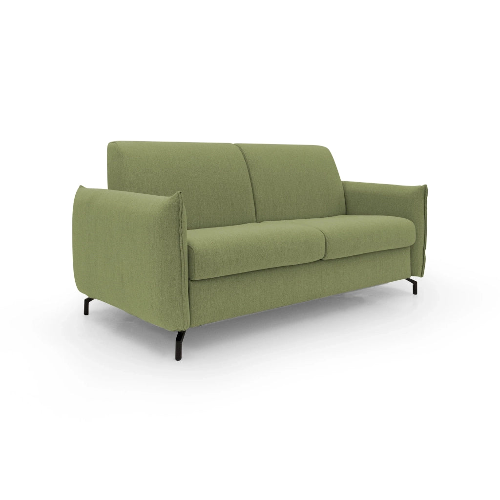 Scarlet Divano letto in tessuto misto cotone impermeabile T19 195 cm (mat.140x197) verde