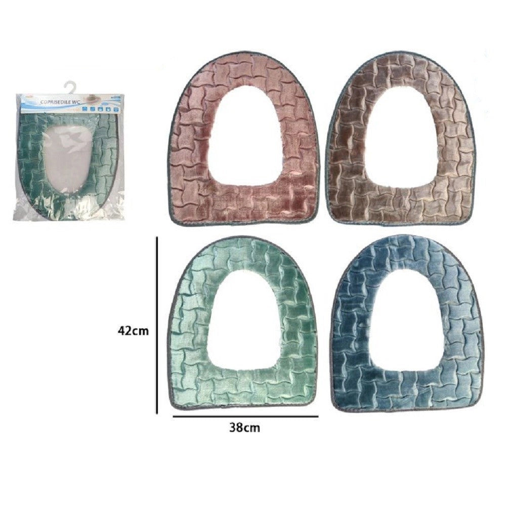 Trade Shop - Cuscino Coprisedile Per Water Seduta Copertura Morbida Wc In Vari Colori 87204 -        3,5