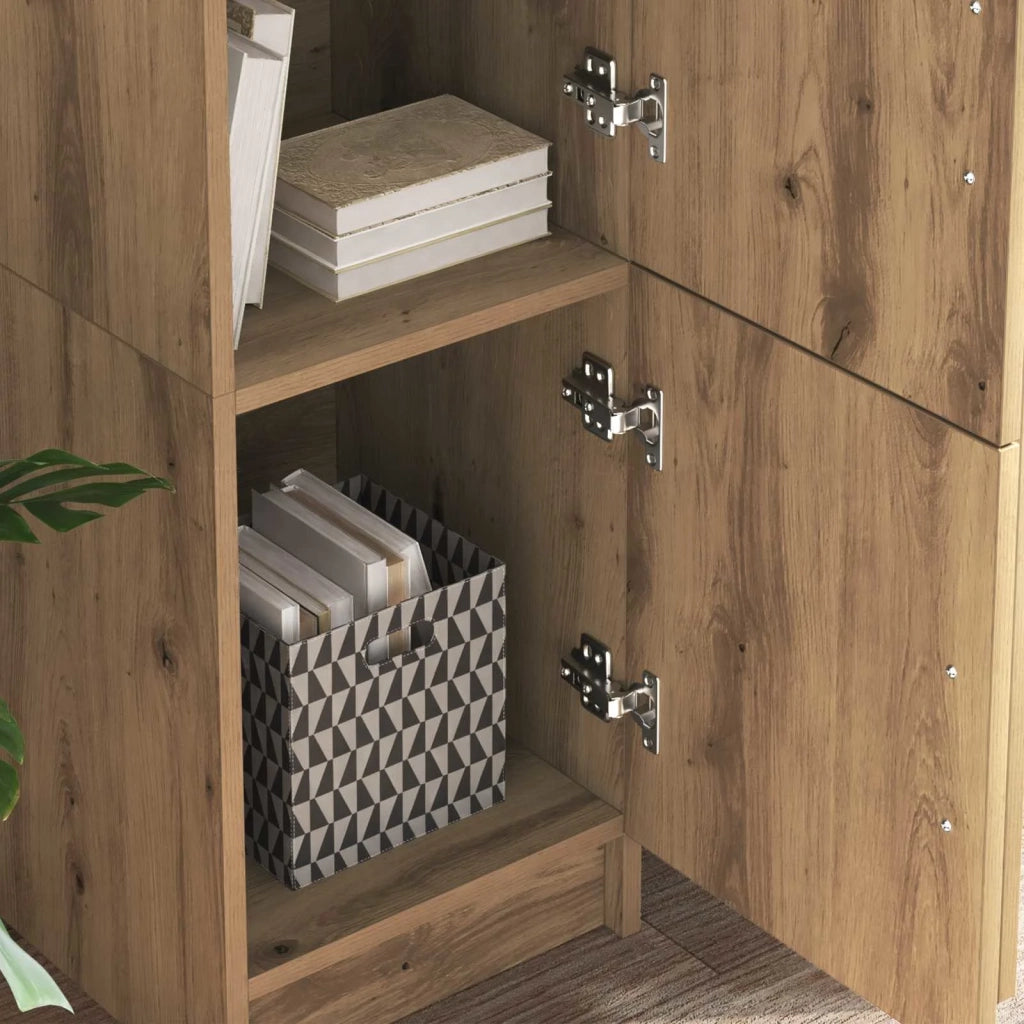 Scrivania | Tavolo da Ufficio 2 pz Rovere artigianale