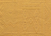 Copritavolo Salotto/Cucina Jacquard Modello Mexico Made In Italy - 140x240 - Oro