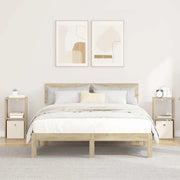 Comodino con cassetto 2 pcs Rovere Sonoma 30,5 x 27 x 59,5 cm 8000617
