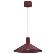Lampada sospesa conica bordò 1xE27 40 cm Nox