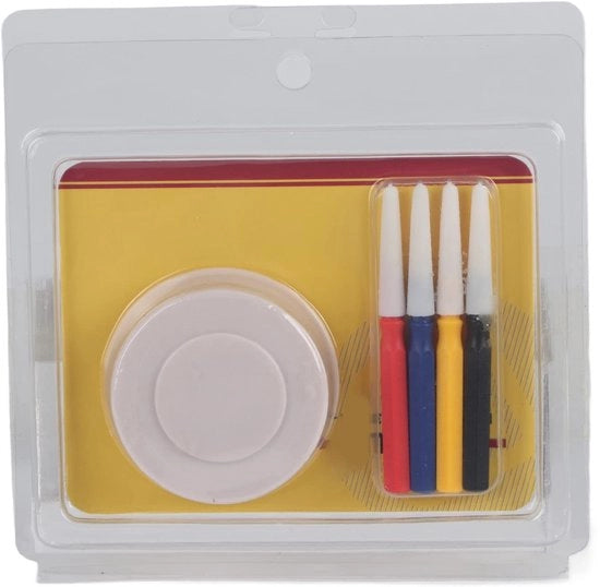 Strumento per oli da orologio 4 pennelli - Smeermiddel per orlogemakers - Utile in uso - Leggero - Plastica duratura - Punta fine