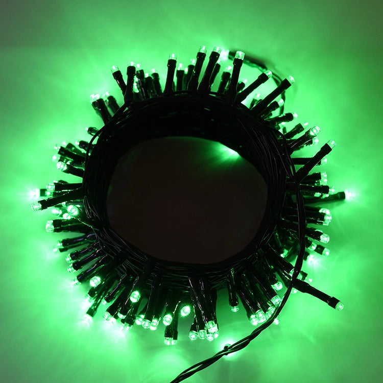 CATENA LUMINOSA VERDE CON 300 LED 18 METRI - ILLUMINAZIONE PERFETTA PER DECORAZIONI NATALIZIE ALBERI GIARDINI BALCONI E FESTE