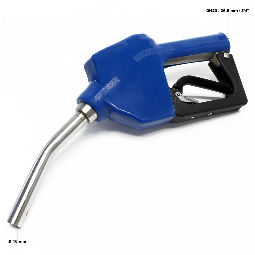 Pistola erogatrice con spegnimento automatico 0-60l/min, AUS32, acciaio inox