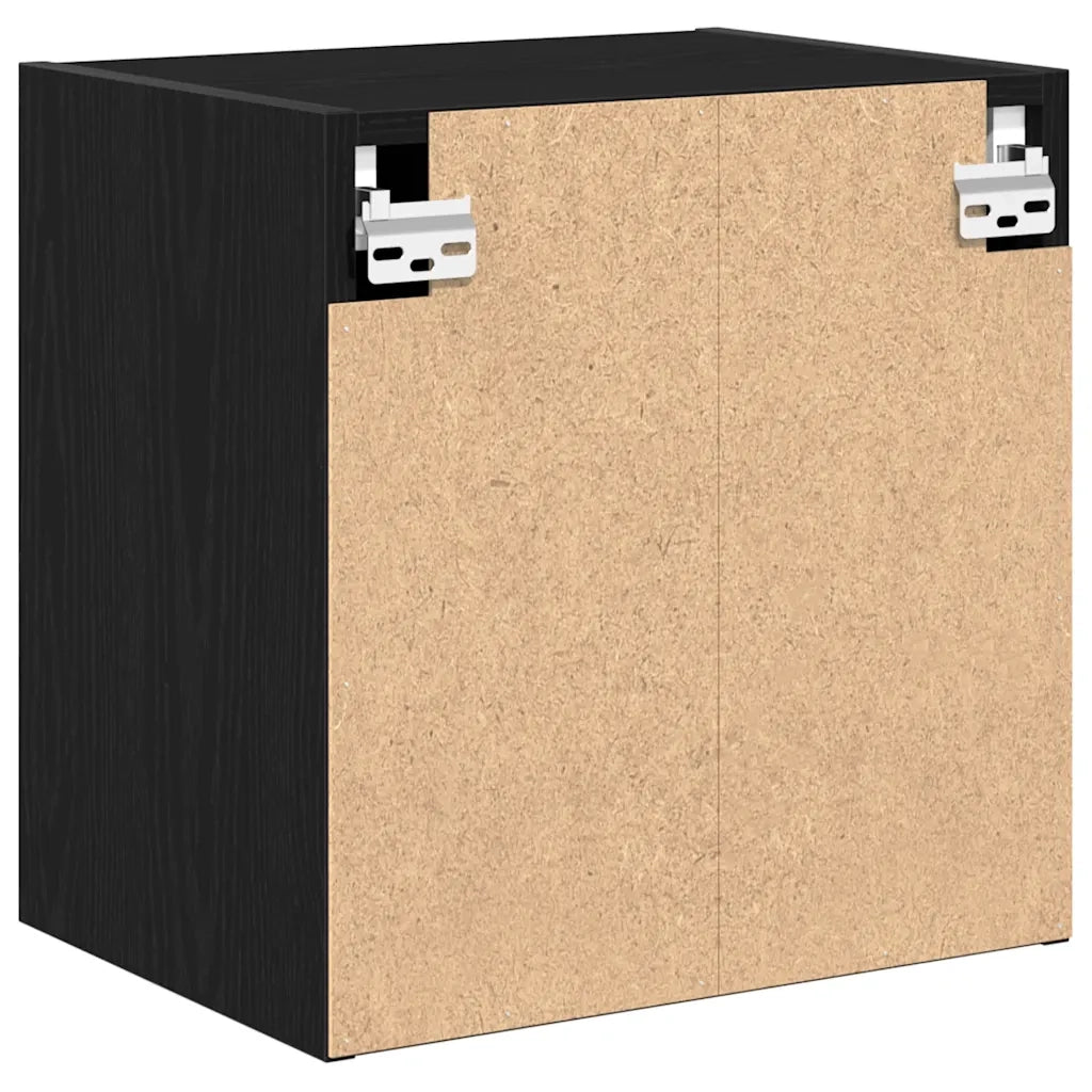 Pensili per Garage 2 pz Neri in Legno Multistrato CFW4971552