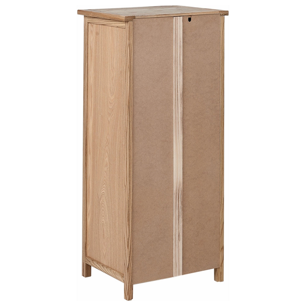 Cassettiera rustica a 5 ripiani in legno chiaro stile rustico