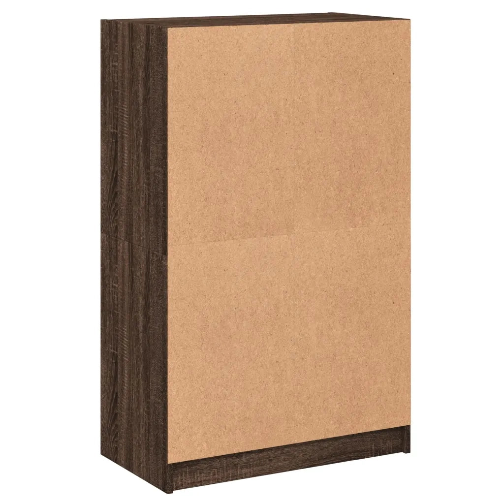 Credenza con Ante Rovere Marrone 68x37x109 cm Legno Multistrato 3295856