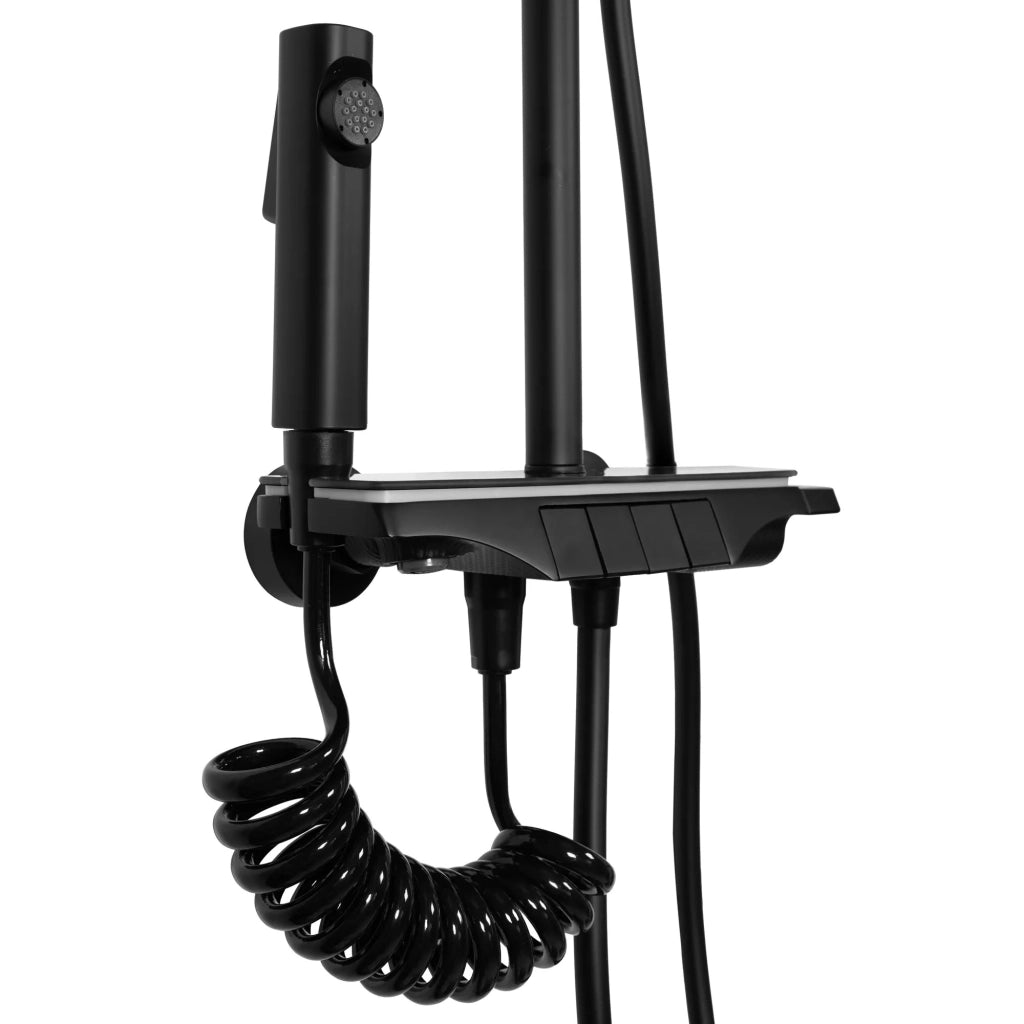 Set Doccia Rea Savio Led Black